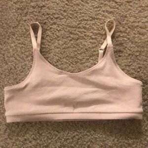 Cream iviva sports bra-NEVER WORN